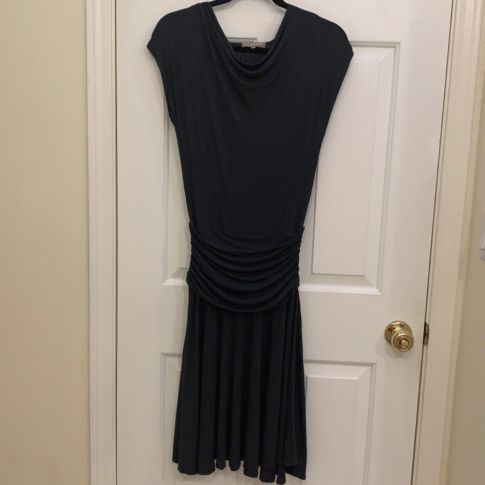 Dark Grey Jigsaw Dress